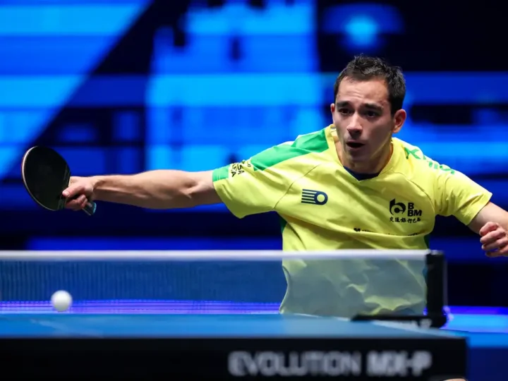 Após 2 vitórias, Calderano encara alemão nesta quinta no China Smash
