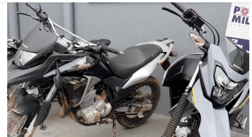 Seis motos furtadas são recuperadas e quatro menores acabam apreendidos