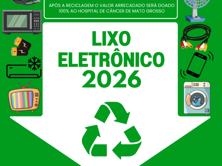 Lions e LEO Clube de Guarantã do Norte lançam Campanha do Lixo Eletrônico 2026 em prol do Hospital de Câncer de Mato Grosso