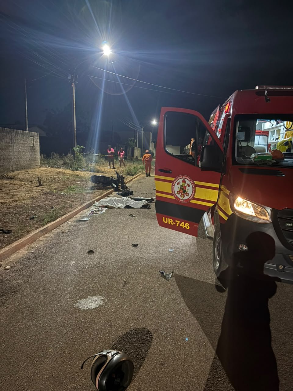 Jovem de 29 anos morre após colisão entre moto e carro durante a noite em Guarantã do Norte