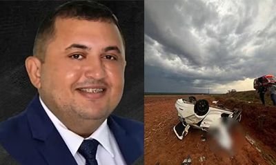 Vereador morre em capotamento e outras duas vítimas também perdem a vida em acidente