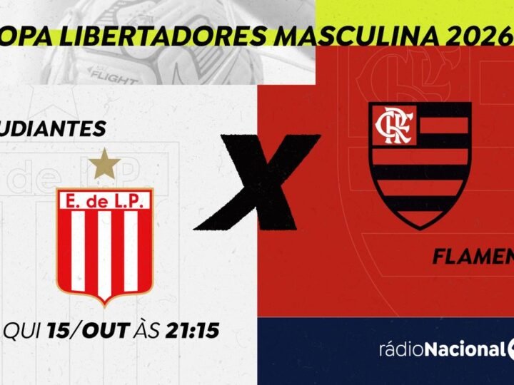Rádio Nacional transmite Estudiantes x Flamengo pela Libertadores