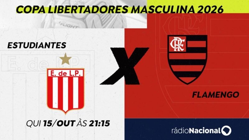 Rádio Nacional transmite Estudiantes x Flamengo pela Libertadores
