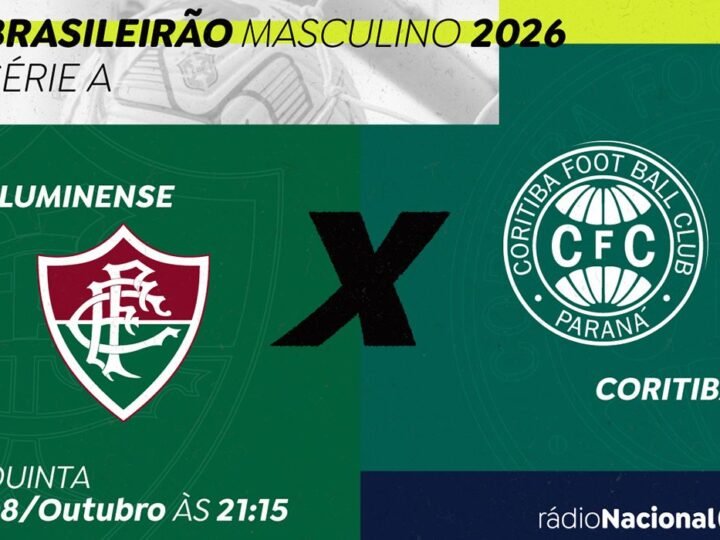 Rádio Nacional transmite Fluminense x Coritiba nesta quinta
