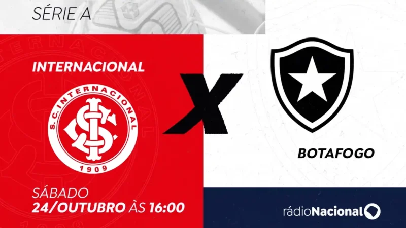 Rádio Nacional transmite neste sábado Internacional x Botafogo