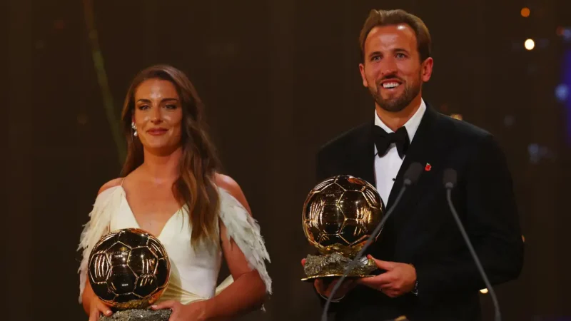 Harry Kane e Alexia Putellas vencem prêmio Bola de Ouro de 2026
